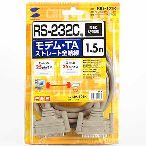 RS-232CP[ui25pin/fETAEؑ֊E1.5mj KRS-101K