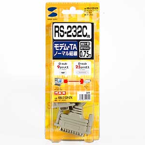 【5本セット】 サンワサプライ RS-232Cケーブル TA モデム用 4m KRS-3104FK2X5 /l