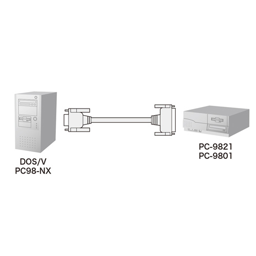 RS-232C D-sub9pin ケーブル モデム TA クロス KRS-423XF5Nの販売商品