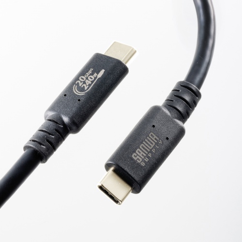USB4 P[u 240WΉ 2m Type C 20Gbps USBF؎擾 ubN KU-20GCCPE20
