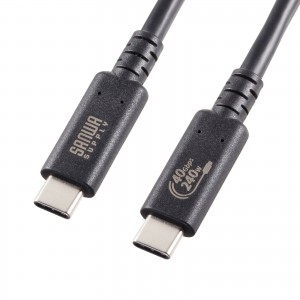 USB4 P[u 40Gbps 1m 240WΉ Type C USBF؎擾 ubN