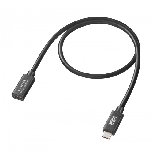 Type-CP[u PD100W Alt[hΉ ő4K60hzΉ USB5GbpsiUSB3.2 Gen1j 3dV[h\ bLs 0.5m KU-5GCCP100EN05