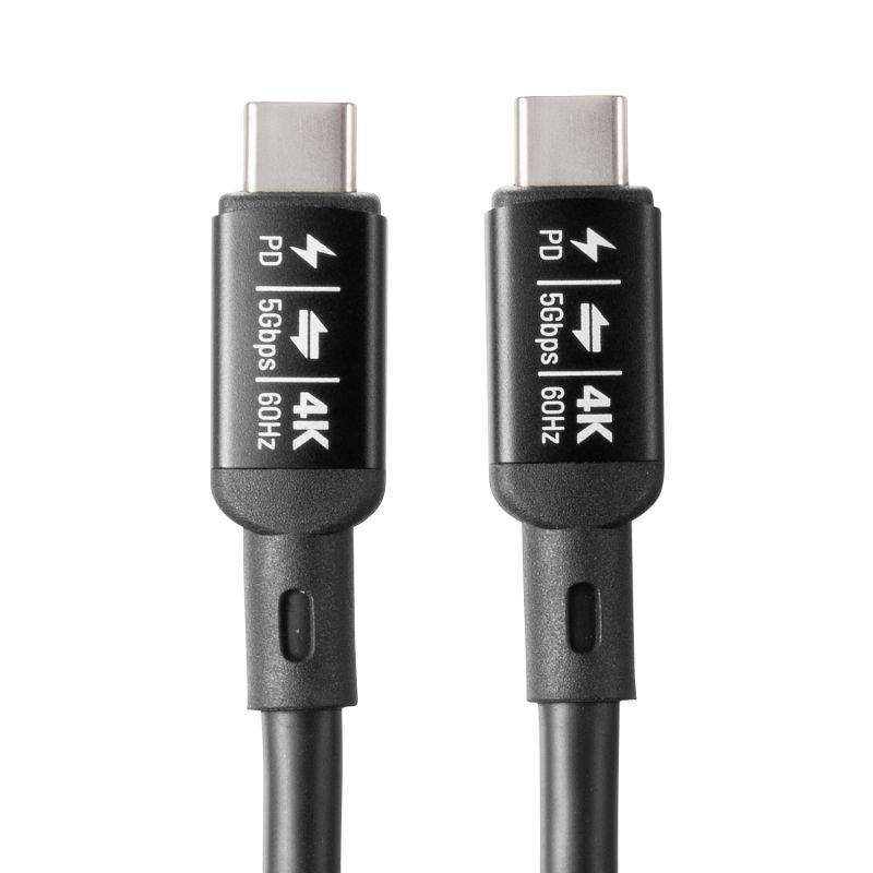 USB Type-CP[u DP Alt[hΉ USB PD75WΉ  4K/60HZ fo 5m 3dV[h\ A~Jo[RlN^ [d f[^] 5Gbps ubN KU-5GCCP7550