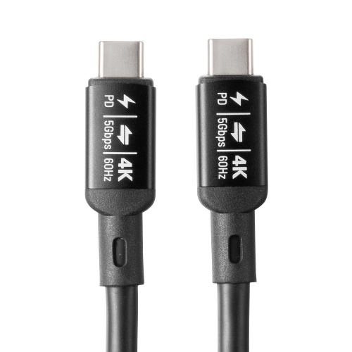 USB Type-CP[u DP Alt[hΉ USB PD75WΉ  4K/60HZ fo 5m 3dV[h\ A~Jo[RlN^ [d f[^] 5Gbps ubN KU-5GCCP7550