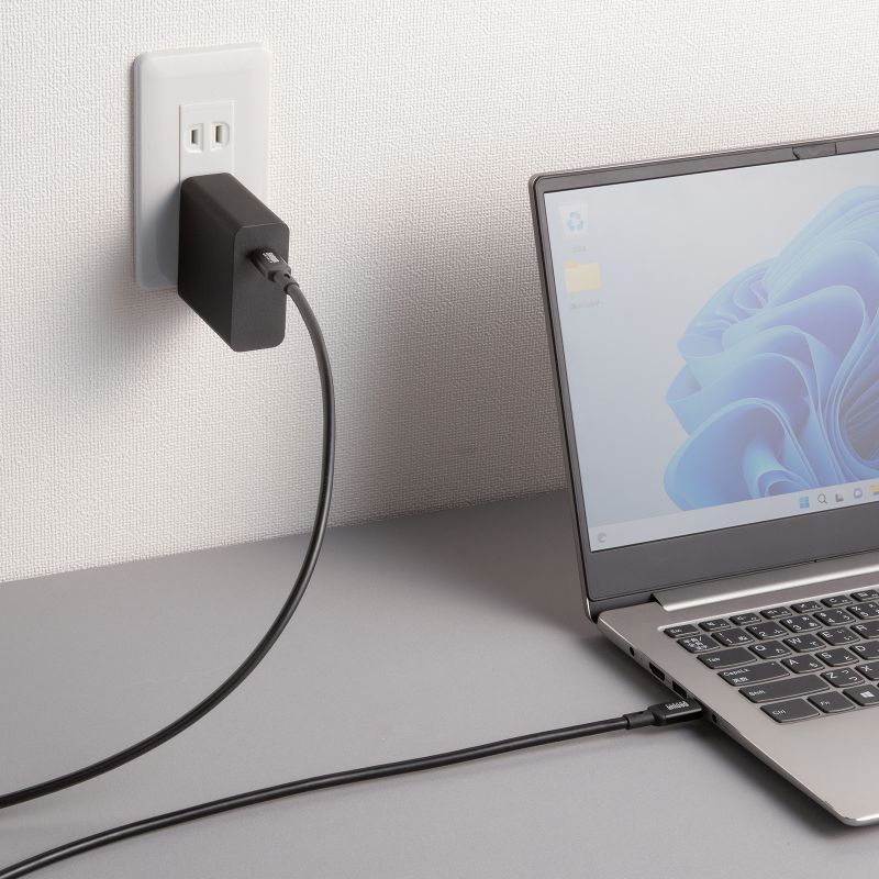USB Type-CP[u DP Alt[hΉ USB PD75WΉ  4K/60HZ fo 5m 3dV[h\ A~Jo[RlN^ [d f[^] 5Gbps ubN KU-5GCCP7550