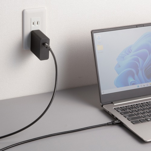 USB Type-CP[u DP Alt[hΉ USB PD75WΉ  4K/60HZ fo 5m 3dV[h\ A~Jo[RlN^ [d f[^] 5Gbps ubN KU-5GCCP7550