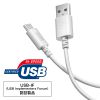 Type-C-AP[u USB2.0Ki 5V3A USB-IFFؕi ő480Mbps PVCf dV[h\ bLs 0.5m zCg KU-CA05W