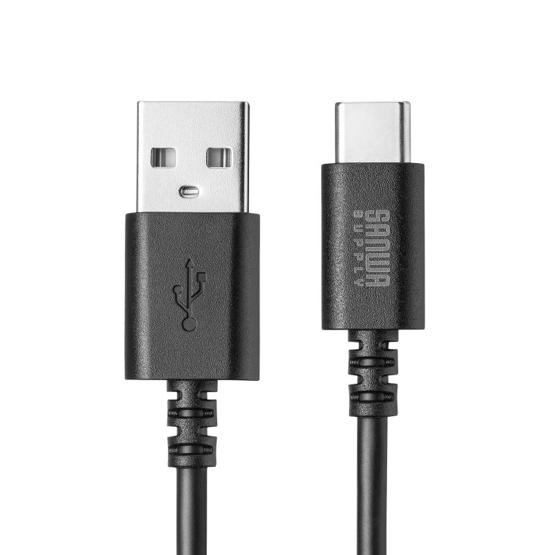 Type-C-AP[u USB2.0Ki 5V3A USB-IFFؕi ő480Mbps PVCf dV[h\ bLs 1m ubN KU-CA10BK