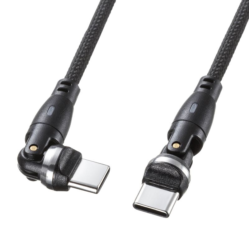 USB Type-CP[u PD100WΉ []RlN^@360+180] USB2.0Ki 480Mbps 1.8m ubN KU-CCP100KAW18BK