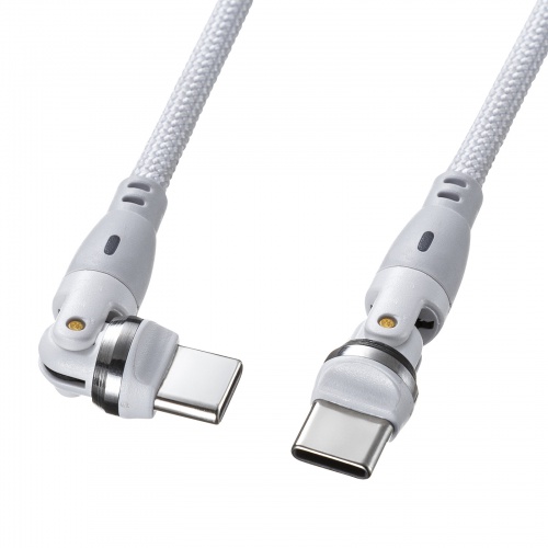 USB Type-CP[u PD100WΉ []RlN^@360+180] USB2.0Ki 480Mbps 1.8m zCg KU-CCP100KAW18W