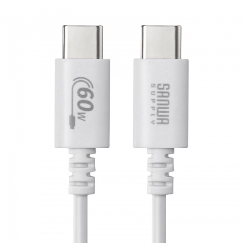 Type-CP[u USB2.0  480Mbps őPD60W USB-IFFؕi 1m zCg KU-CCP6010W