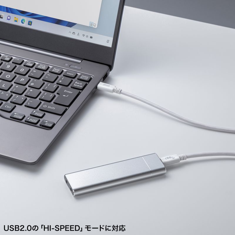 Type-C�P�[�u�� USB2.0  480Mbps �ő�PD60W USB-IF�F�ؕi ��3m �z���C�g