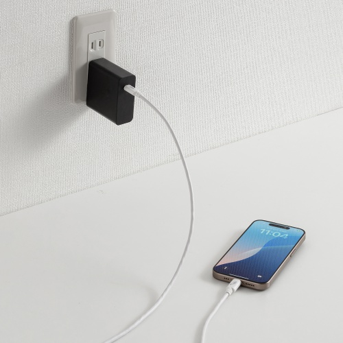 Type-C�P�[�u�� USB2.0  480Mbps �ő�PD60W USB-IF�F�ؕi ��3m �z���C�g