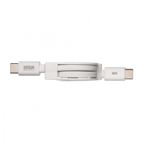 USB Type-CP[u 莮 USB PD60W CtoC ^CvC USB2.0 [d f[^] p\R X}z ^ubg Nintendo Switch 80cm zCg KU-CCP60M08W