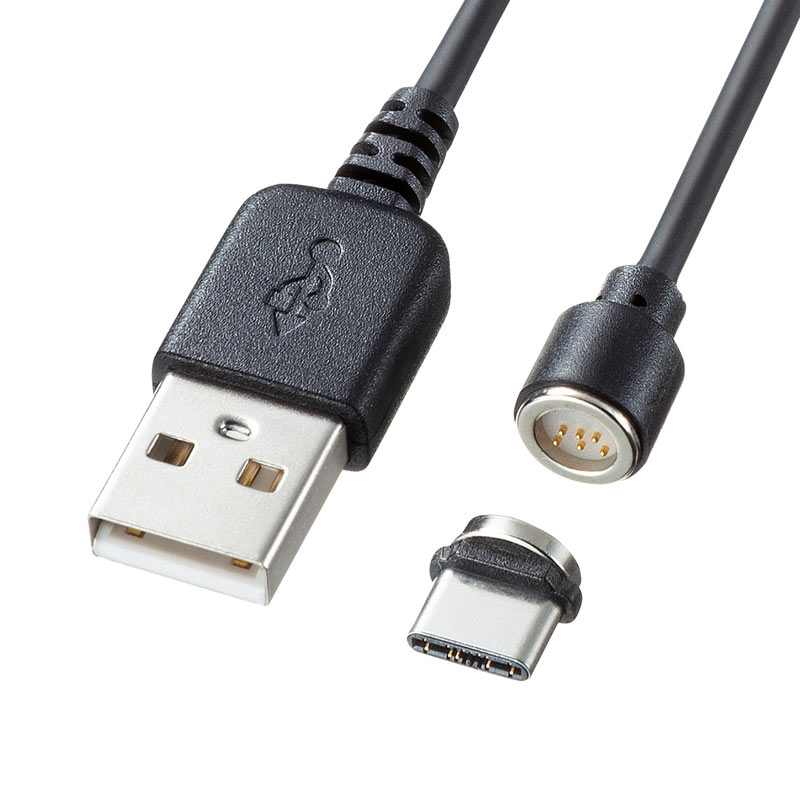 USB Type-Cケーブル(マグネット・充電/データ転送・1ｍ)｜サンプル無料 ...