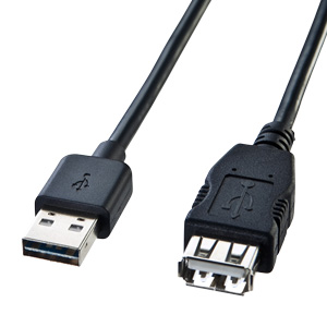 USB2.0延長ケーブル（3m・両面挿せる）