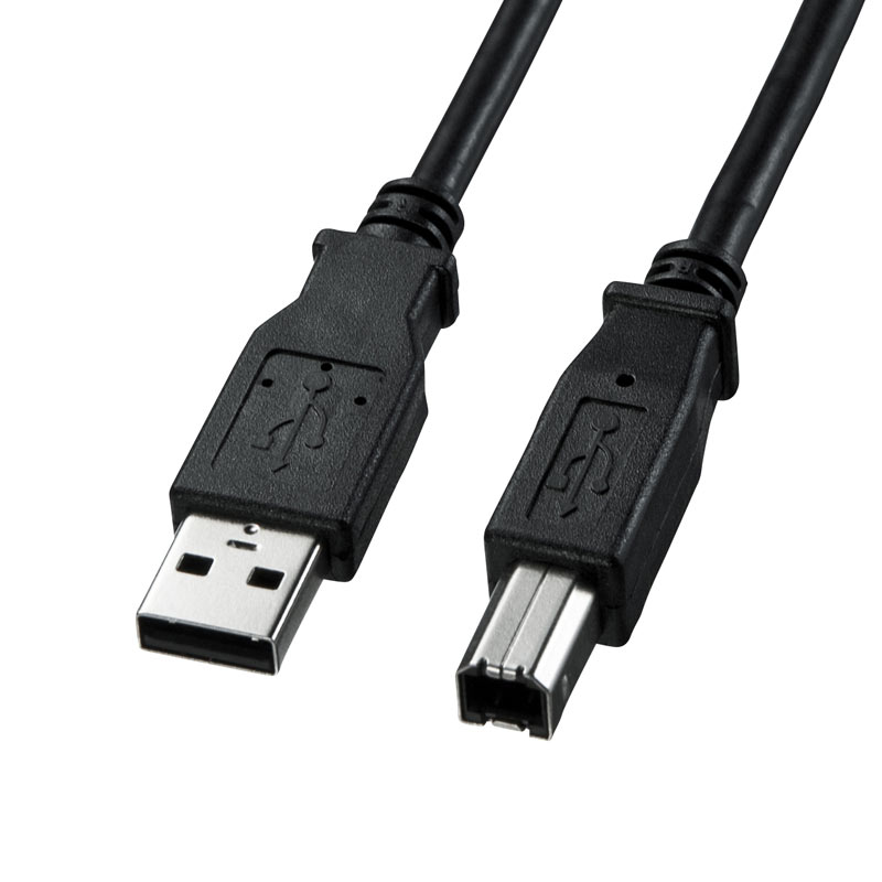 USB2.0ケーブル 5m ブラック KU20-5BKKの販売商品 |通販ならサンワダイレクト
