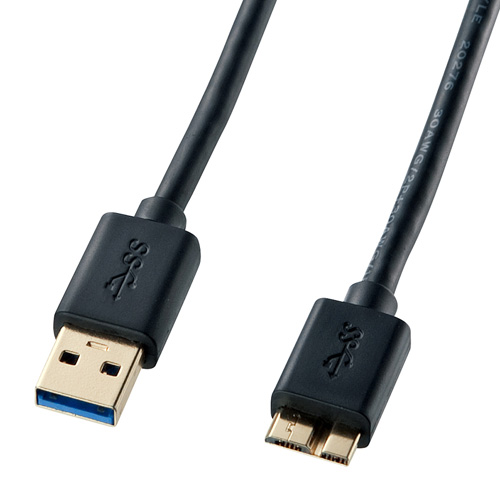 USB Type-A-microUSBケーブル