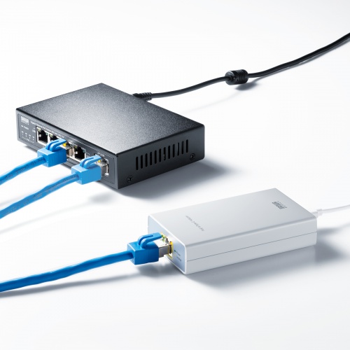 PoE-USB Type-CϊA_v^ PDőo60W USB 5Gbps lbg[NʐMΉ 100Mbps LAN-ADPOEC