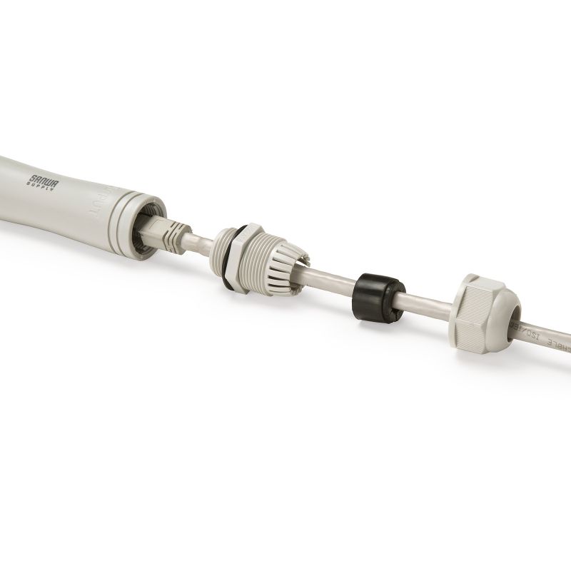 PoE�G�N�X�e���_�[ IP67 �h���Ή� LAN100m���� PoE ��d ���d �d���P�[�u���s�v