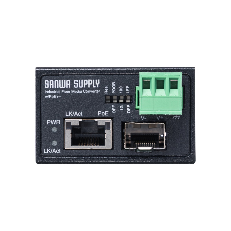 �Y�Ɨp�����f�B�A�R���o�[�^ Gigabit�Ή� PoE++ �ő�90W���d SFP�Ή�