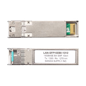 BiDirectional SFPコンバータ（10Gbps） LAN-SFP10DBI-1312の通販なら
