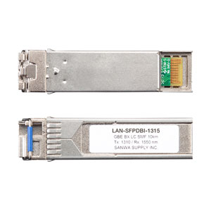 サンワサプライ BiDirectional SFPコンバータ LAN-SFPDBI-1513 サンワサプライ BiDirectional SFPコンバータ LAN-SFP10DBI-1213
