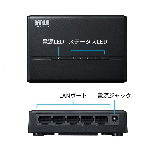 �X�C�b�`���O�n�u 5�|�[�g �}�O�l�b�g�t�� 100BASE-TX �t�@�����X �É� AUTO-MDIX �v���X�`�b�N➑� �g���b�L���O�΍Жh�~�p�L���b�v