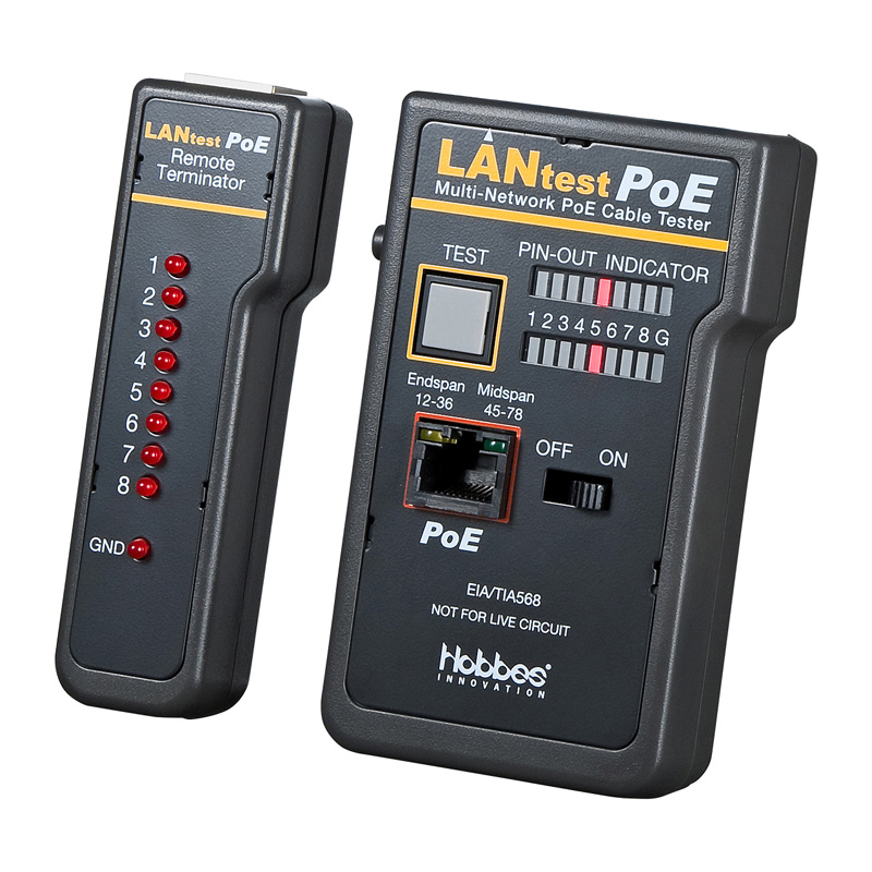 LANケーブルテスター(PoE対応) LAN-TST5