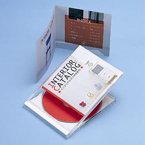 CD/DVDインデックスカード(2つ折り・カラーレーザー用)