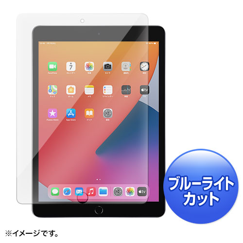 10.2インチ iPad （第9/8/7世代） ガラスフィルム ブルーライトカット LCD-IPAD102GBC
