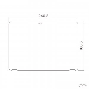 ノートパソコン用保護フィルム 保護フィルム dynabook K70専用 ブルー