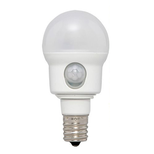 LED電球（人感センサー付・電球色・E17口金・斜め取付・アイリスオーヤマ） LDA3LHE17SH 【サンワサプライ直営 | サンワダイレクト】