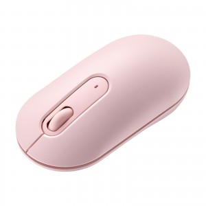 Bluetoothマウス 薄型 3ボタン 静音 かわいい 3台マルチペア