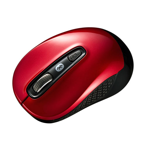 Bluetooth5.0 ブルーLEDマウス（レッド）