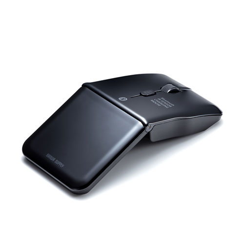 薄型 Bluetoothマウス 5ボタン 静音ボタン ブラック