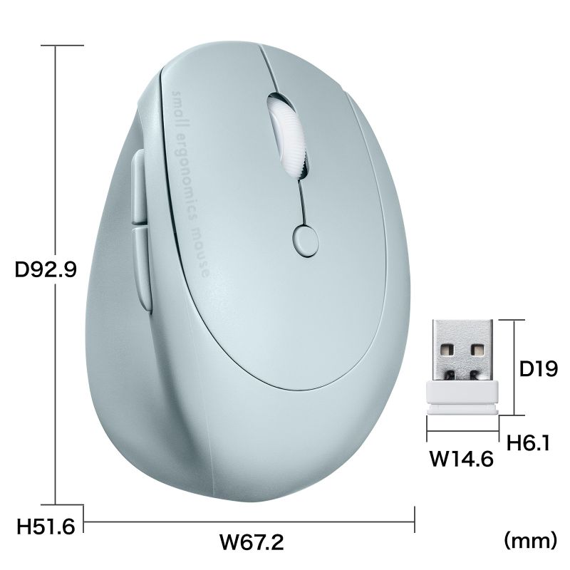 CX}EX ^ GSm~NX É 5{^ ߂/iރ{^ DPIؑ 2.4GHz u[LED FREEROV[Y u[ MA-EWBS522BL