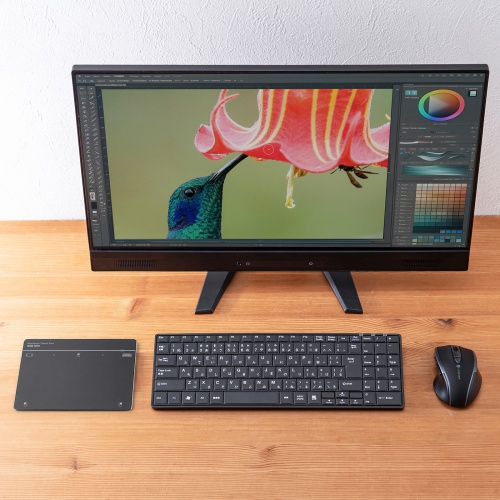 �^�b�`�p�b�h Bluetooth �U���@�\ USB �g���b�N�p�b�h ���C�����X ���^ �����x �X�N���[���L�[�{�[�h �W�F�X�`���[�@�\ Windows��p 7�C���` L�T�C�Y �K�����^