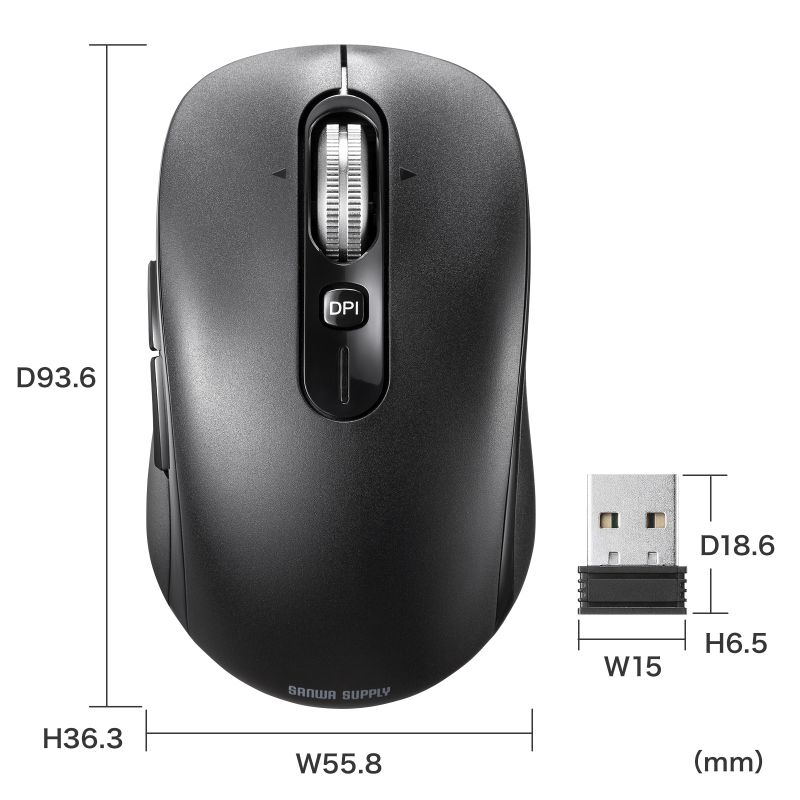 CX}EX `gzC[ XN[ 2.4GHz  É 5{^ u[LED }`yAO JEg؂ւ EXN[ MacΉ ߂ i MA-WBS530BK