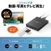 ���f�B�A�v���[���[ 4K�Ή� �f�W�^���T�C�l�[�W �����Đ� �^�C�}�[�@�\�t�� HDMI RCA SD�J�[�h USB������ �I�[�g�v���C ���� �摜