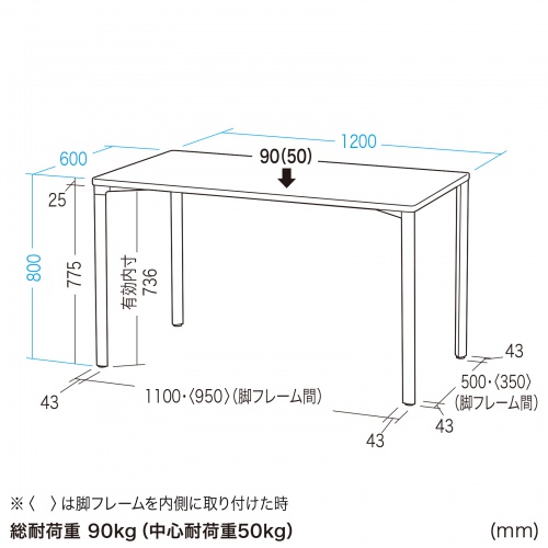 VvfXN [NfXN  ω׏d ee[u 120cm s60cm 80cm ubN y󒍐Yiz MEF-12060BK80