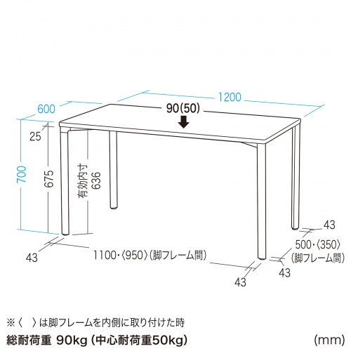 VvfXN [NfXN  ω׏d ee[u 120cm s60cm 70cm ubN y󒍐Yiz MEF-12060BK