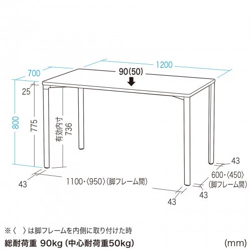 VvfXN [NfXN  ω׏d ee[u 120cm s70cm 80cm ubN y󒍐Yiz MEF-12070BK80