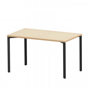 e�e�[�u�� ������ ���� �Z�~�I�[�_�[�f�X�N ���� �����ؖځ{�u���b�N ��120cm ���s70cm ����70cm�y�󒍐��Y�i�z