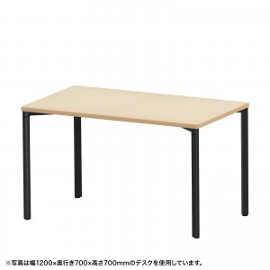 e�e�[�u�� ������ ���� �Z�~�I�[�_�[�f�X�N ���� �����ؖځ{�u���b�N ��120cm ���s80cm ����80cm�y�󒍐��Y�i�z