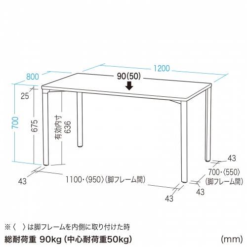 VvfXN [NfXN  ω׏d ee[u 120cm s80cm 70cm ubN y󒍐Yiz MEF-12080BK