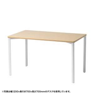 �V���v���f�X�N ���[�N�f�X�N ���ω׏d e�e�[�u�� ��120cm ���s90cm ����80cm �����ؖ� �y�󒍐��Y�i�z