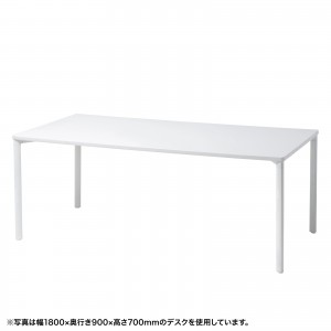 �V���v���f�X�N ���[�N�f�X�N ���ω׏d e�e�[�u�� ��180cm ���s60cm ����80cm �z���C�g �y�󒍐��Y�i�z