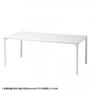�V���v���f�X�N ���[�N�f�X�N ���ω׏d e�e�[�u�� ��180cm ���s60cm ����70cm �z���C�g �y�󒍐��Y�i�z
