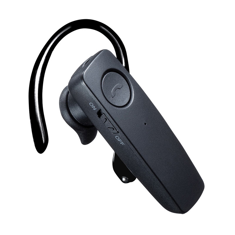 防水 Bluetoothヘッドセット IPX4 モノラル 耳掛けタイプ MM-BTMH41WBKの販売商品 |通販ならサンワダイレクト